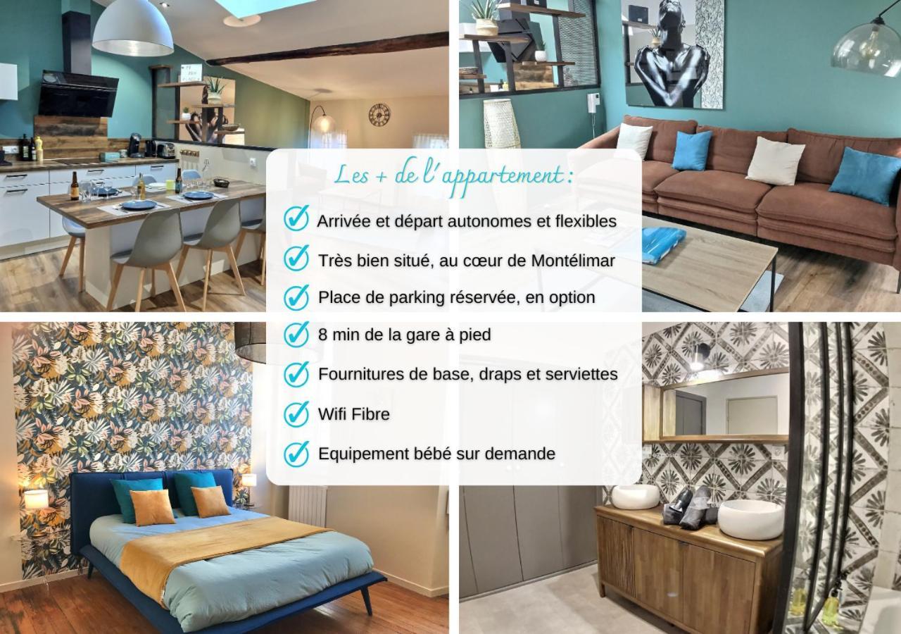 Myzenplace - Duplex 100M2 Cosy, Atypique, Situation Ideale, Parking Montélimar المظهر الخارجي الصورة